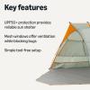 imageAmazon Basics Camping Sun Shelters Gray and Orange 7 x 4 x 4 feet LxWxH