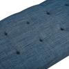 imageAmazon Basics Modern Haraden Upholstered ButtonTufted Bench Blue 16 x 44 x 17 inBlue