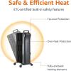 imageAmazon Basics Oil Space Heater Portable Radiator Heater with 7 OilFilled Fins for Indoor Use 3 Heat Settings Thermostat TipOver Protection ETL Safety Certificate Manual Control 1500W BlackDigital  Remote Control