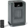 imageAmazon Basics Space Heater for Indoor Use with PTC Ceramic Technology 1500W Remote Control 70 Oscillation 10inch Grey10 inch