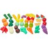 imageAmazon Basics Pretend Toy Play Food for Kids Ages 3 and Up Set of 150 Pieces Multicolor150 pieces
