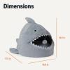 imageAmazon Basics Cat House Shark ShapeShark shape