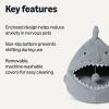 imageAmazon Basics Cat House Shark ShapeShark shape