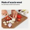 imageAmazon Basics Wooden Chopping Boards 3Piece Set Acacia Wood