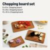 imageAmazon Basics Wooden Chopping Boards 3Piece Set Acacia Wood