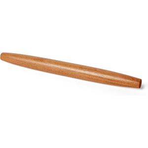 imageAmazon Basics Wooden French Rolling Pin 17 in Acacia Wood Nonstick