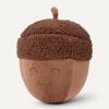 imageAmazon Basics Kids Plush Football Pillow Soft Brown Room Dcor 15quot L x 10quot WBrown Acorn