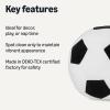 imageAmazon Basics Kids Plush Football Pillow Soft Brown Room Dcor 15quot L x 10quot WFootball