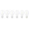 imageAmazon Basics NonDimmable LED Light Bulbs Long Lasting 9W E26 Base 5000K Daylight White A19 60W Equivalent 24PackClear  Daylight