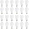 imageAmazon Basics NonDimmable LED Light Bulbs Long Lasting 9W E26 Base 5000K Daylight White A19 60W Equivalent 24PackDaylight
