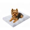 imageAmazon Basics Extra Small Dog Bed for Crate Washable Small Dog Mat for Pet Kennel AntiSlip 28x18x3 InchesLight Gray