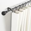 imageAmazon Basics Curtain Rod Clip Rings for 1quot Rod Set of 7 BlackBlack