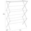 imageAmazon Basics Foldable Portable Laundry Rack for Air Drying Clothing Indoor Outdoor Use  145quot D x 295quot W x 418quot H WhiteWhite