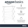 imageAmazon Basics Foldable Portable Laundry Rack for Air Drying Clothing Indoor Outdoor Use  145quot D x 295quot W x 418quot H WhiteWhite