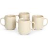 imageAmazon Basics Glazed Stoneware Coffee Mugs Ceramic 4Piece Set 16 oz Microwave and DishwasherSafe IvoryIvory