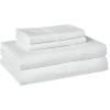 imageAmazon Basics Organic Cotton Sheet Set with 1Piece Pillowcase White Twin XLWhite