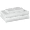 imageAmazon Basics Organic Cotton Sheet Set with 1Piece Pillowcase White Twin XLWhite