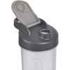 imageAmazon Basics Protein Shaker Bottle with Mixer Ball Cups for Shakes 20 oz 2Pack Gray 118x9x23 cmGray