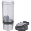 imageAmazon Basics Protein Shaker Bottle with Mixer Ball Cups for Shakes 20 oz 2Pack Gray 118x9x23 cmGray