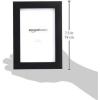 imageAmazon Basics Rectangular Photo Picture Frame 8quot x 10quot Pack of 2 NickelBlack