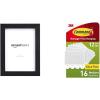 imageAmazon Basics Rectangular Photo Picture Frame 8quot x 10quot Pack of 2 NickelBlack