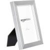 imageAmazon Basics Rectangular Photo Picture Frame 8quot x 10quot Pack of 2 NickelNickel
