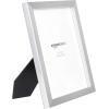imageAmazon Basics Rectangular Photo Picture Frame 8quot x 10quot Pack of 2 NickelNickel