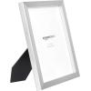 imageAmazon Basics Rectangular Photo Picture Frame 8quot x 10quot Pack of 2 NickelNickel