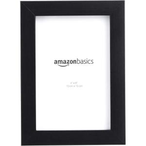 imageAmazon Basics Rectangular Photo Picture Frame 8quot x 10quot Pack of 2 NickelBlack