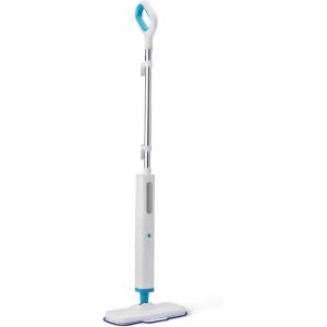imageAmazon Basics Steam Mop for Hard Floor Cleaning with 20Foot Cord 3 Washable Pads White