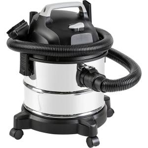imageAmazon Basics Wet Dry Vacuum Cleaner 4 gallon Shop 3 HP Stainless Steel GreyBlack4 gallon Shop  3 HP