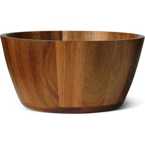 imageAmazon Basics Wooden Salad Bowl Acacia Wood 10 in