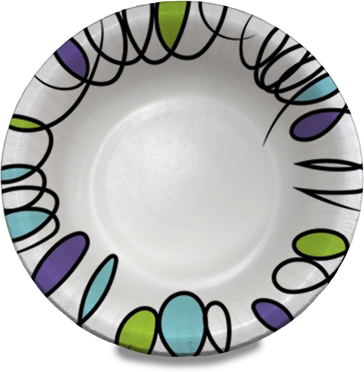 imageAmazon Basics Ultra Paper Bowls 20 Oz Disposable 540 Count 4 packs of 135 White300 Count