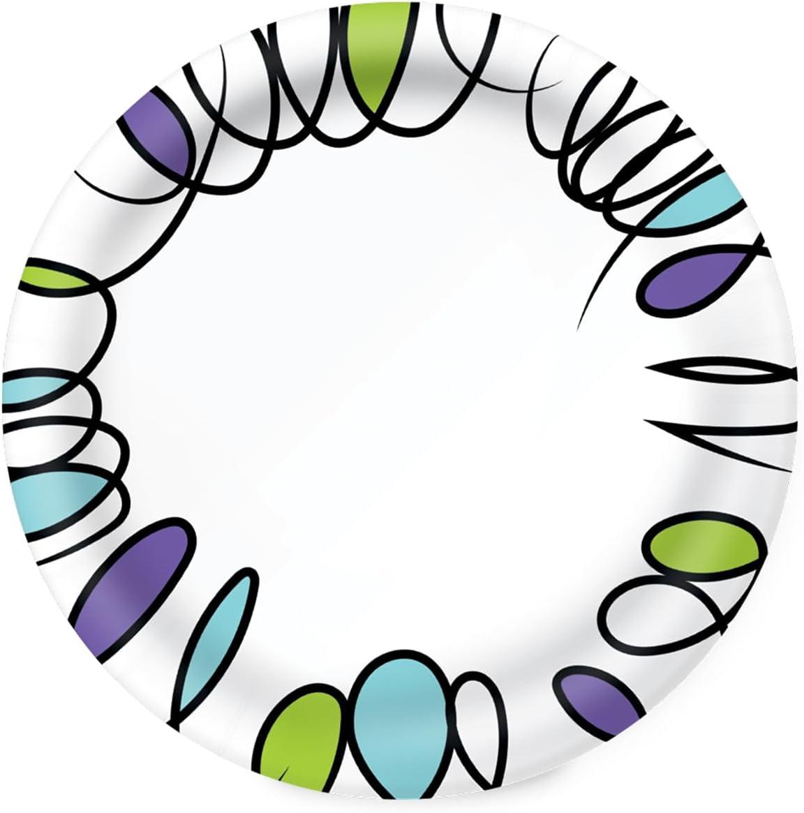 imageAmazon Basics Ultra Paper Plates 10 Inch Disposable 44 Count10 Inch