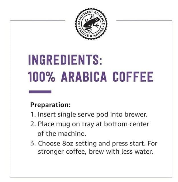 imageAmazon Brand  Solimo Medium Roast Coffee Pods Kona Blend Compatible with Keurig 20 KCup Brewers 100 CountHouse Blend