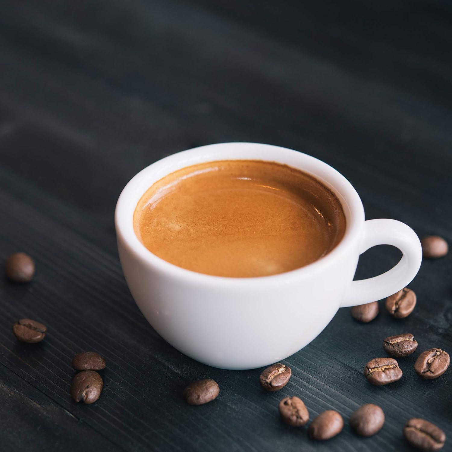 imageAmazon Brand  Solimo Medium Roast Coffee Pods Kona Blend Compatible with Keurig 20 KCup Brewers 100 CountRistretto