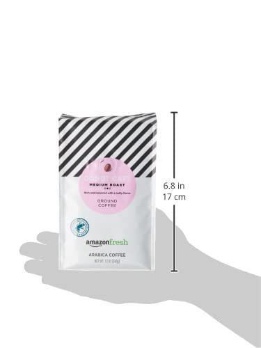 imageAmazon Fresh Colombia Ground Coffee Medium Roast 32 OzDonut Cafe  Medium Roast