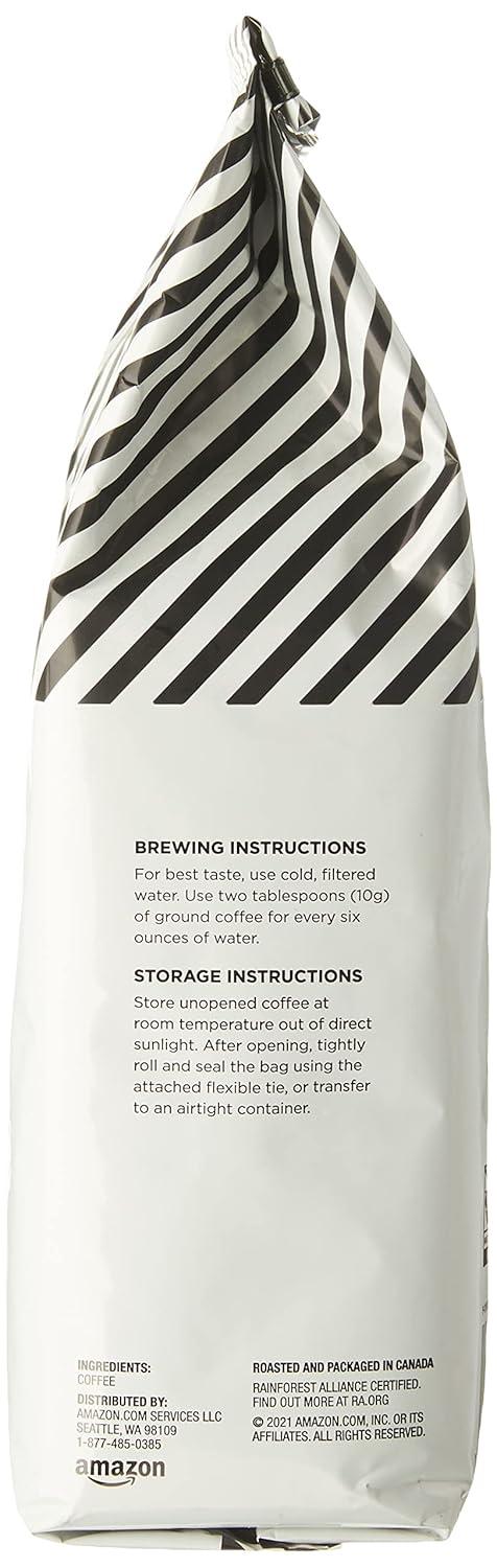 imageAmazon Fresh Colombia Ground Coffee Medium Roast 32 OzDonut Cafe  Medium Roast