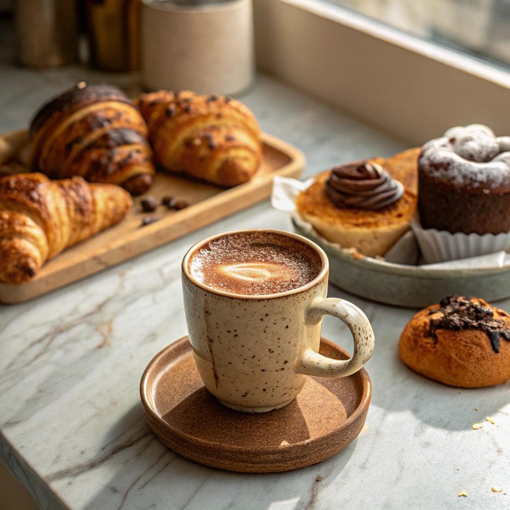 imageAmazon Fresh Colombia Ground Coffee Medium Roast 32 OzDonut Cafe  Medium Roast