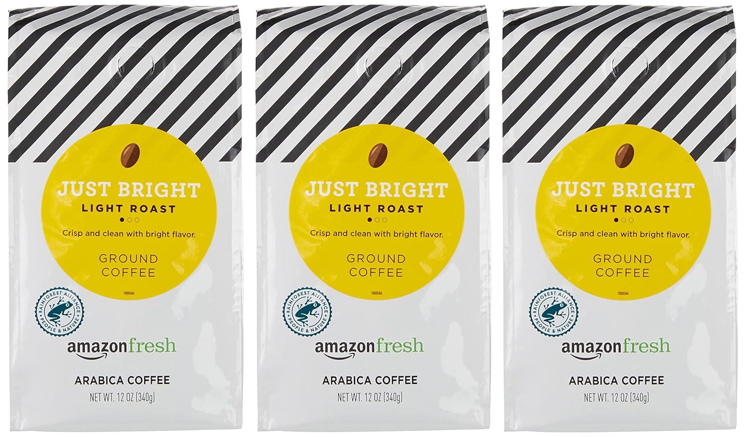 imageAmazon Fresh Colombia Ground Coffee Medium Roast 32 OzJust Bright  Light Roast