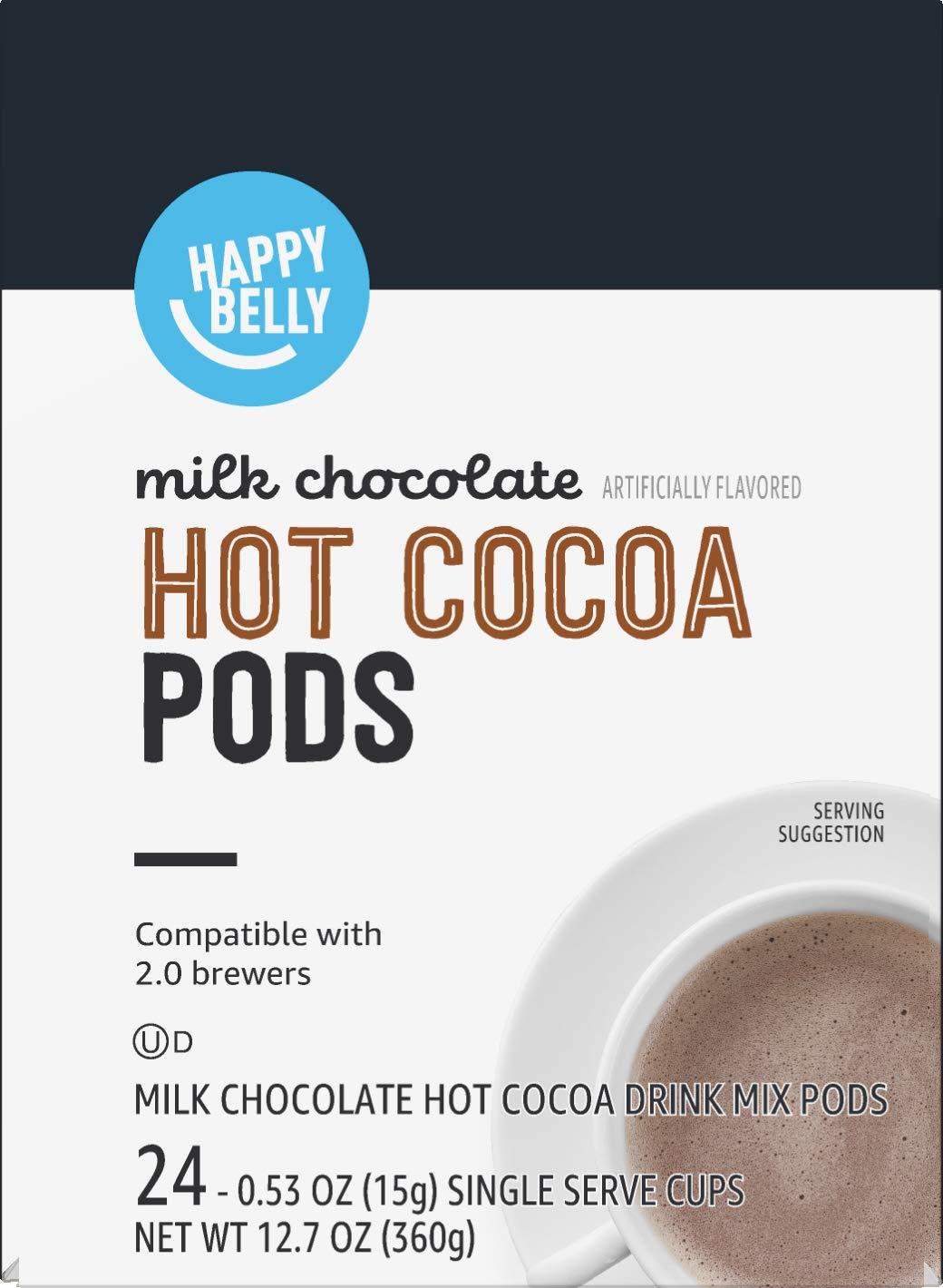 imageHappy Belly Hot Cocoa Pods Milk Chocolate 24 CountMilkChocolate