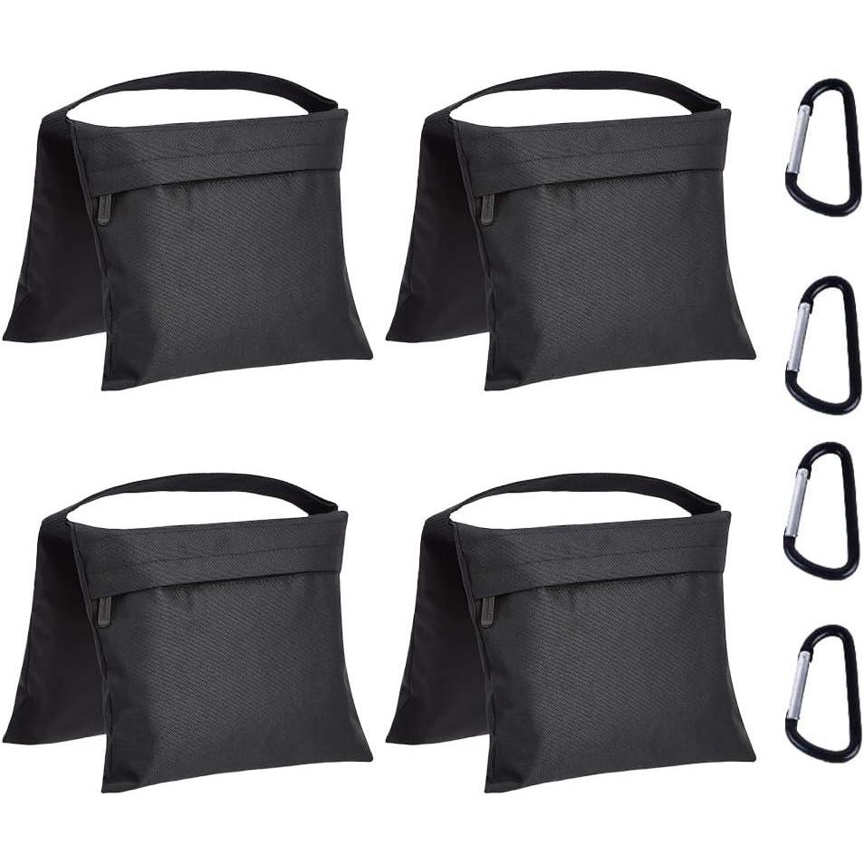 imageAmazon Basics Photographic Empty Sandbag for Light Stands 4Pack Black