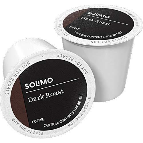 imageAmazon Brand  Solimo Medium Roast Coffee Pods Kona Blend Compatible with Keurig 20 KCup Brewers 100 CountDark Roast