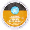 imageAmazon Brand  Happy Belly Cappuccino Coffee Pods Light Roast Compatible with 20 KCup Brewers French Vanilla Flavored 24 Count 15 pound Pack of 1Caramel