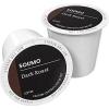 imageAmazon Brand  Solimo Medium Roast Coffee Pods Kona Blend Compatible with Keurig 20 KCup Brewers 100 CountDark Roast