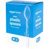 imageAmazon Basics Disposable Clear Plastic Spoons Premium Quality 100 Count Large PackLarge Pack