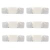 imageAmazon Basics LED Emergency Light UL Certified 6Pack Adjustable Two Heads Wall Mount White with Battery Backup NickelWhite