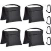 imageAmazon Basics Photographic Empty Sandbag for Light Stands 4Pack Black