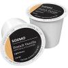 imageAmazon Brand  Solimo Medium Roast Coffee Pods Kona Blend Compatible with Keurig 20 KCup Brewers 100 CountFrench Vanilla