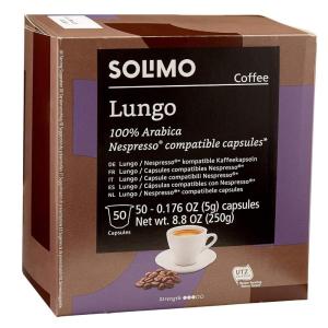 imageAmazon Brand  Solimo Medium Roast Coffee Pods Kona Blend Compatible with Keurig 20 KCup Brewers 100 CountLungo